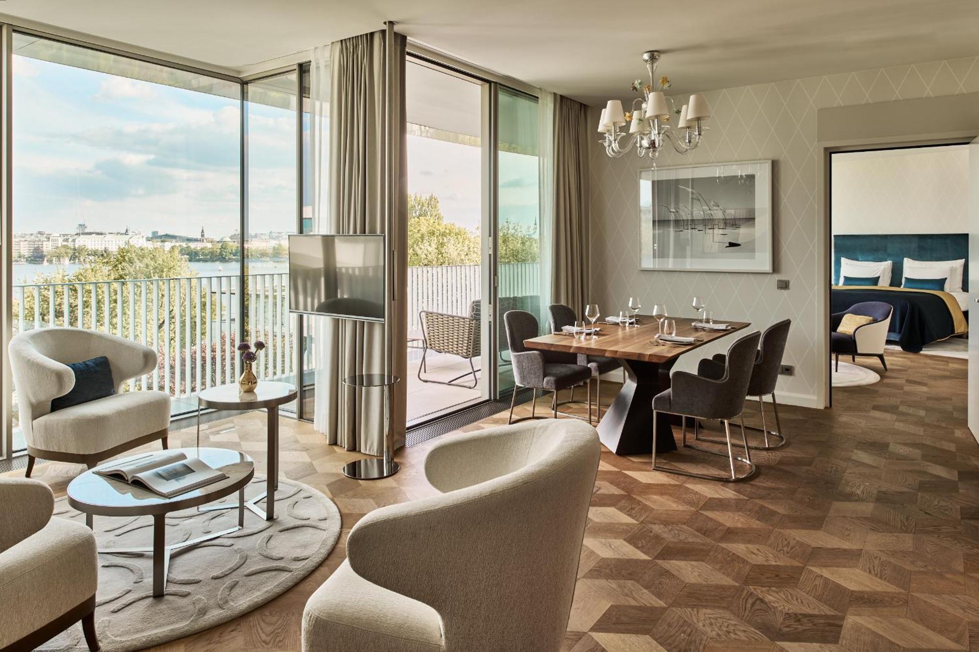 The Fontenay Hamburgo Exterior foto Interior of a typical apartment